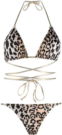 Leopard Print Reversible Bikini