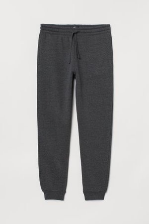 Regular Fit Sweatpants - Dark gray melange - Men | H&M US