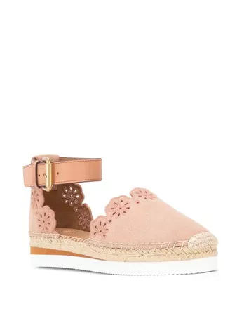 SEE BY CHLOÉ broderie anglaise espadrilles