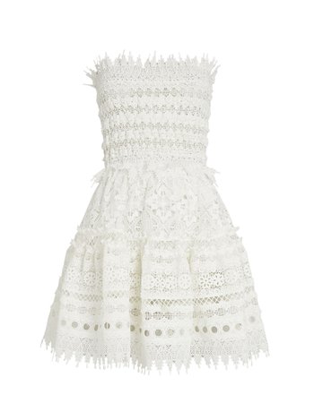 Waimari Vallarta Smocked Strapless Mini Dress | INTERMIX®