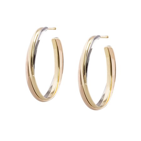 Vintage Cartier Trinity Hoop Earrings - Shop Jewelry, Watches & Accessories