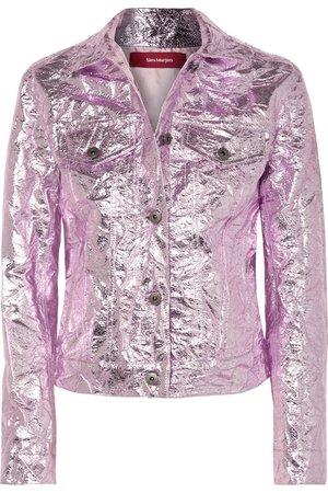 Sies Marjan | Alby cropped metallic crinkled-jacquard jacket | NET-A-PORTER.COM