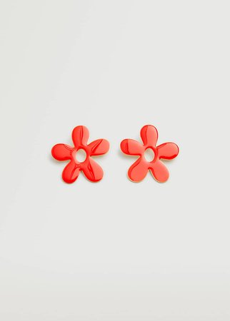 Floral earrings - Women | Mango USA
