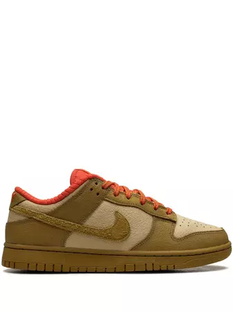 Nike Dunk Low "Bronzine/Picante Red" Sneakers - Farfetch