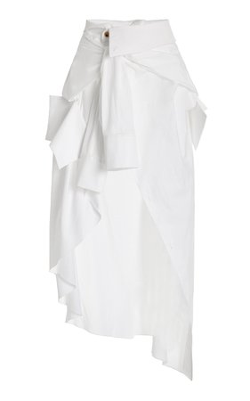 Stretch-Cotton Midi Wrap Skirt By A.w.a.k.e. Mode | Moda Operandi