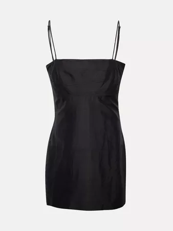 REALISATION - THE CHRISTY in Black Cami Dress