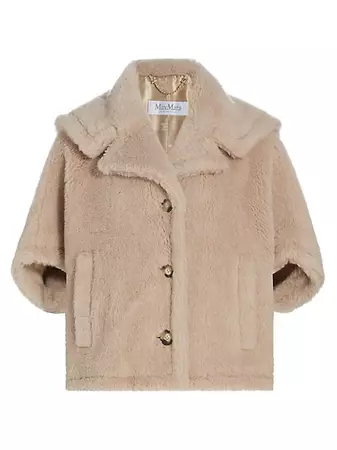 Shop Max Mara Obliqua Faux Fur Jacket | Saks Fifth Avenue