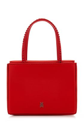 Super Amini Gilda Leather Top Handle Bag By Amina Muaddi | Moda Operandi