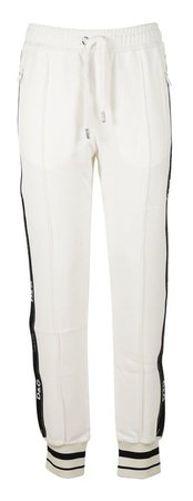 white jogger pants