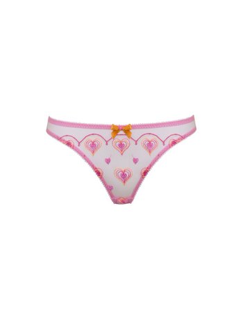 Perdia Thong In Pink | Agent Provocateur Lingerie