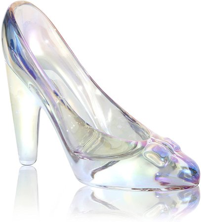 Amazon.com: Cinderella Shoe Decor, Crystal High Heels Shoes Ornaments Glass Slipper Decoration Gift for Birthday Wedding Party, Colorful Transparent : Home & Kitchen