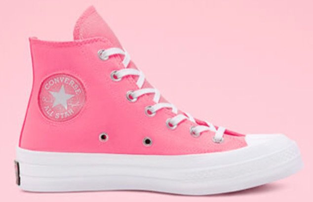 Pink High-Top Converse