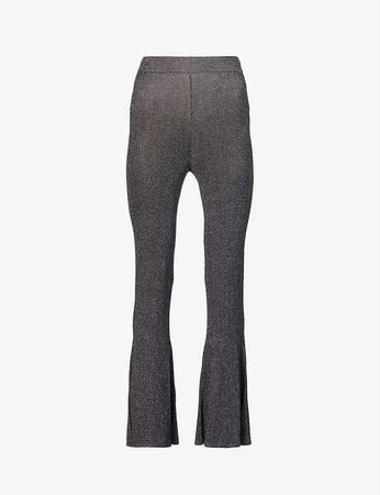 ALIX NYC - Valencia flared high-rise stretch-knitted trousers | Selfridges.com