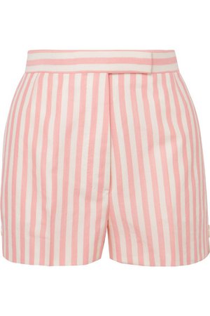 Thom Browne | striped wool, mohair and silk-blend shorts