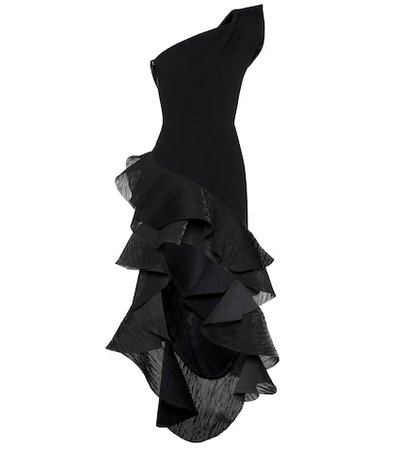 Flamenco ruffled dress