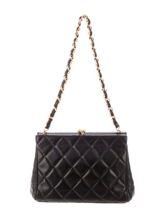 Chanel Vintage Quilted Frame Bag - Handbags - CHA307031