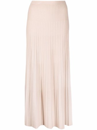 There Was One pleated-knit midi skirt - FARFETCH
