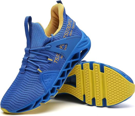 Amazon.com | Ezkrwxn Yellow Shoes for Women Walking Shoes Mesh Breathable Running Shoes Slip on Ladies Gym Workout Athletic Tennis Jogging Sneakers Size 6 | Walking