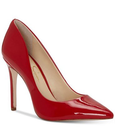 red heels pumps