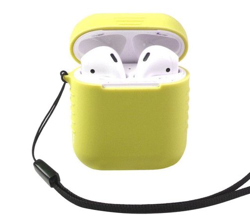lime green airpods