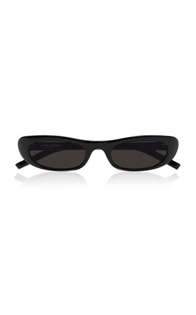 Oval Acetate Sunglasses By Saint Laurent | Moda Operandi