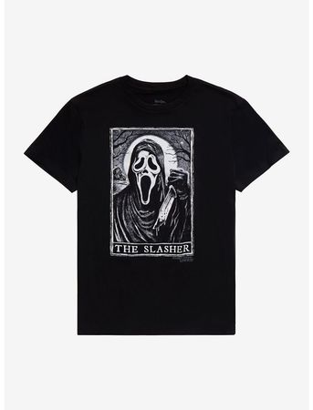 Scream Ghost Face The Slasher Tarot Card T-Shirt | Hot Topic