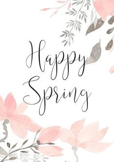 (22) Pinterest - Hello Spring Quote, spring, floral, life quotes, spring photography, spring aesthetic, pink -Created by: Janelle @Simplynelbelle ww | Spring!