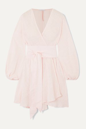 Kalita | Gaia cotton-gauze wrap mini dress | NET-A-PORTER.COM