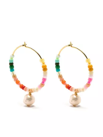 Anni Lu Rainbow Nomad pearl-detail Earrings - Farfetch