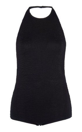 Crinkled Stretch-Jersey Halterneck Bodysuit By Bottega Veneta | Moda Operandi