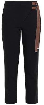 Buckled Crepe Tapered Pants