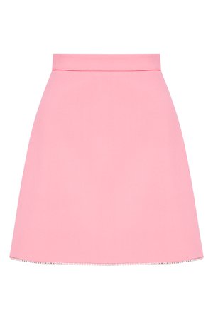 Розовая юбка с кристаллами Miu Miu – купить в интернет-магазине в Москве