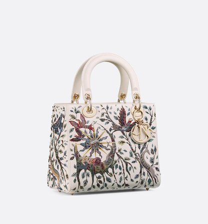 Lady Dior Nature Ballet medium bag - Bags - Women's Fashion | DIOR