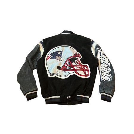 NFL | Jackets & Coats | Vintage 9s New England Patriots Suede Leather Full Zip Jacket Mens Medium Nfl | Poshmark