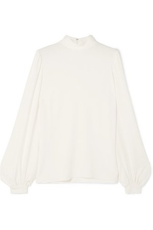 Giambattista Valli | Crepe blouse | NET-A-PORTER.COM