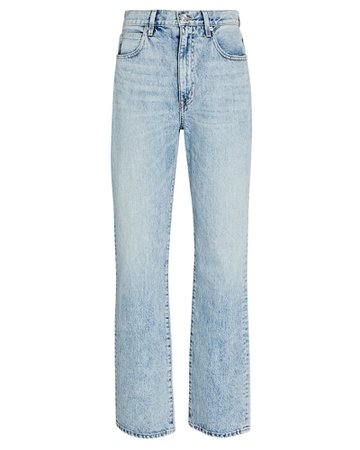 SLVRLAKE London High-Rise Straight-Leg Jeans | INTERMIX®