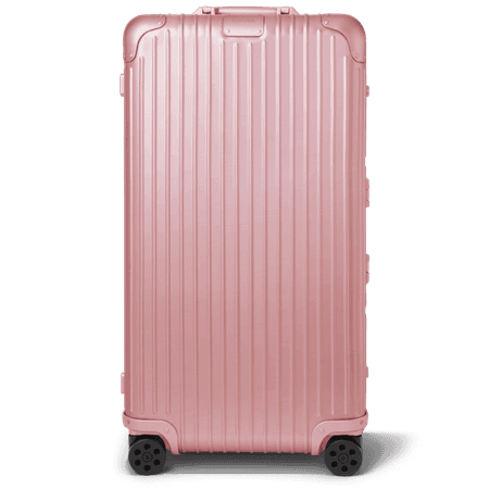 Original Trunk Plus Large Aluminum Suitcase | Quartz Pink | RIMOWA