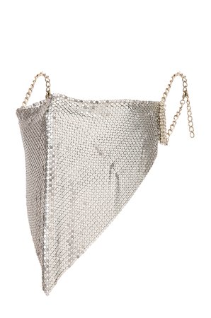 GRLFRND Face Mask in Silver Chainmail | REVOLVE