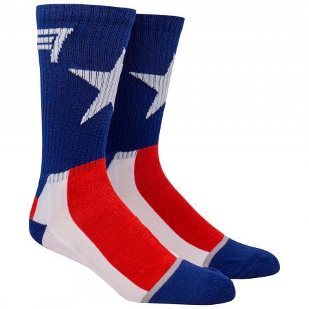 Captain America Suit-Up Socks