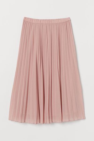 Pleated Skirt - Light pink - Ladies | H&M US