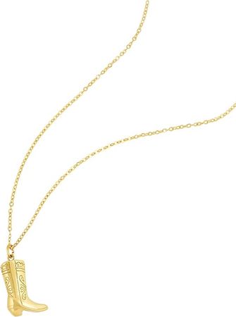 Amazon.com: OJERRY Gold Cowboy Boot Necklace for Women, Funky Cute Cowgirl Jewelry Accessories Romantic Cool Gifts for Her Women in Their 20s 30s : Clothing, Shoes & Jewelry