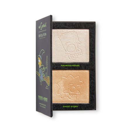 The Simpsons Makeup Revolution Mini Highlighter Palette "Witch Lisa" | Revolution Beauty Official Site