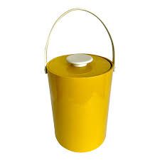 vintage ice bucket yellow - Google Search