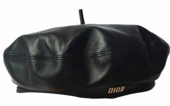 leather beret