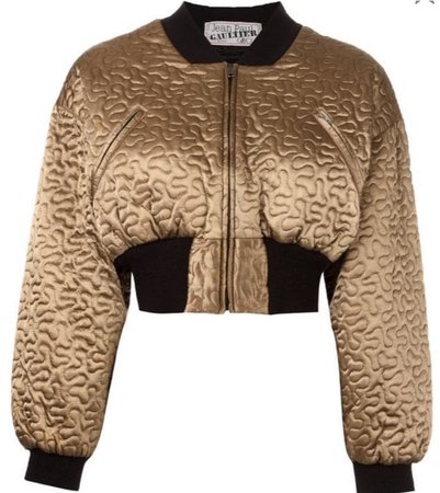 Jean Paul Gaultier cropped bomber jacket
