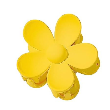 Amazon.com : Hair Claw Clips Flower Hair Clips – Big Cute Claw Clips For Women Thick Hair, Large Hair Clips Strong Hold For Women Thin Hair 12 Colors-Yellow : Beauty & Personal Care