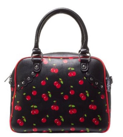 black cherry purse