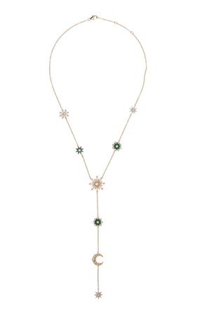 18k Gold Nainai Multi-Stone Necklace By Colette Jewelry | Moda Operandi