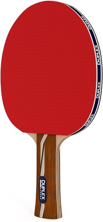 Amazon.com : Duplex | 6 Star Ping Pong Paddle - Best Professional Table Tennis Racket with High Performance Rubber - Wooden Blade with Long Handle : Sports & Outdoors