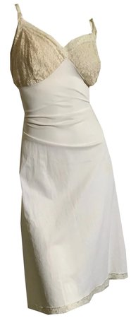 vintage white lace dress